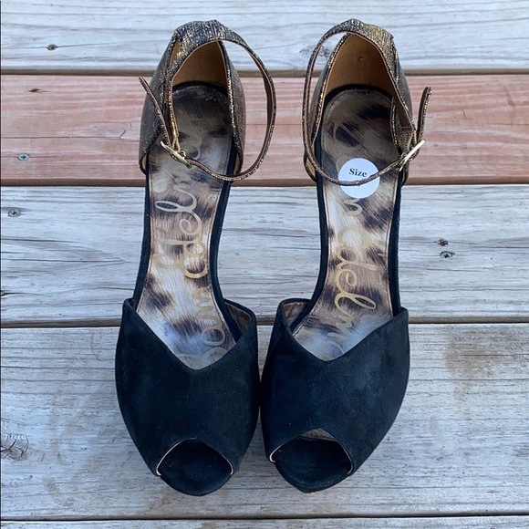 Sam Edelman Shoes - Sam Edelman Marina Peep Toe Platform Heel Pumps